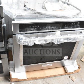 Brand new KitchenAid KOES530PPS01 convection oven, 208-240V, 1 phase, slight scratches, protective wrap intact.