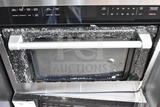KoolMore KM-CWO24-SS stainless steel convection oven with microwave, brand new, broken glass, 2026 model, 120V, 1 phase.