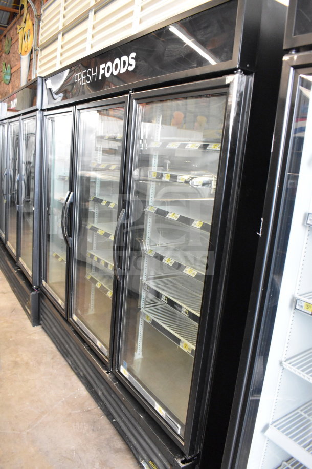 2019 True GDM-72-HC 3-door reach-in cooler merchandiser, tested and working, 115 volts, 1 phase, excellent condition.
