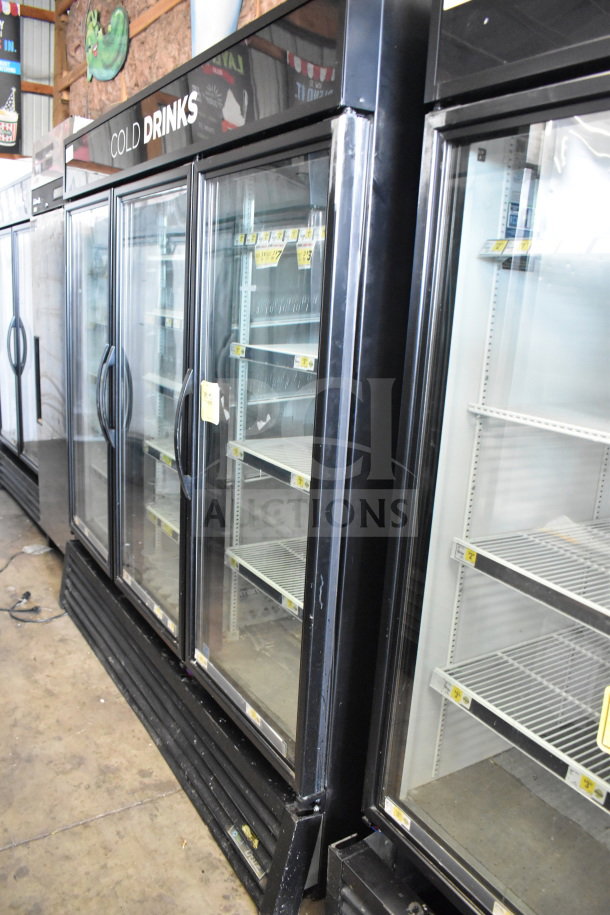 2019 True GDM-72-HC commercial 3-door cooler merchandiser, 115 volts, 1 phase, tested and working, excellent condition.