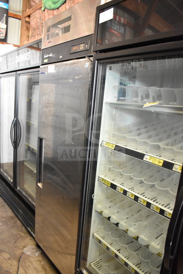 Turbo Air M3F24-1-N commercial freezer, single door, stainless steel, on casters, 115V, 1 Phase, used condition.