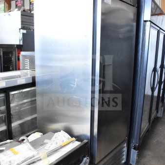True GDM-472F-HC commercial freezer, single door, stainless steel, model T-23F, 115 volts, working condition.