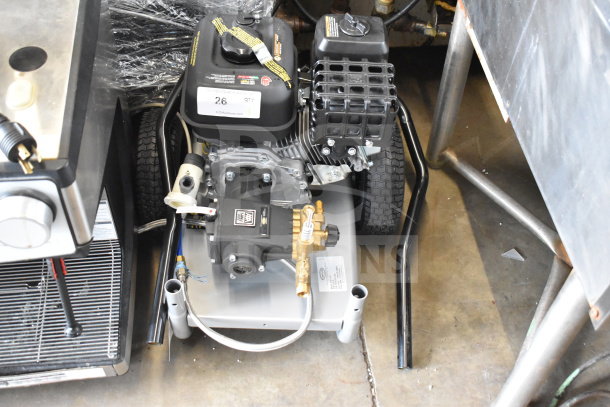 Simpson PS61370 Pro Series gas pressure washer, 3700-PSI, 2.5-GPM, AAA Triplex Pump, in good condition.
