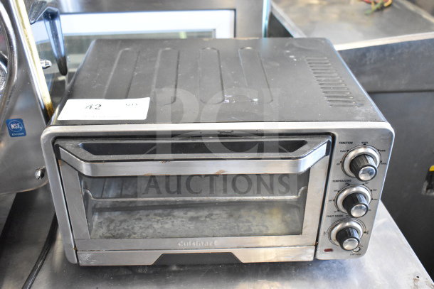 Cuisinart TOB-40 Countertop Toaster Oven, 120V, 1 Phase, visible wear, with dials for function, temperature, and toast shade.