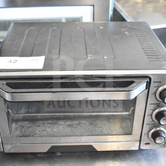 Cuisinart TOB-40 Countertop Toaster Oven, 120V, 1 Phase, visible wear, with dials for function, temperature, and toast shade.