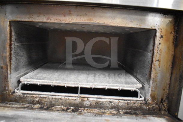 Turbochef NGC commercial electric rapid cook oven interior. Visible wear, suitable for fast cooking, 208/240V, 1 phase.