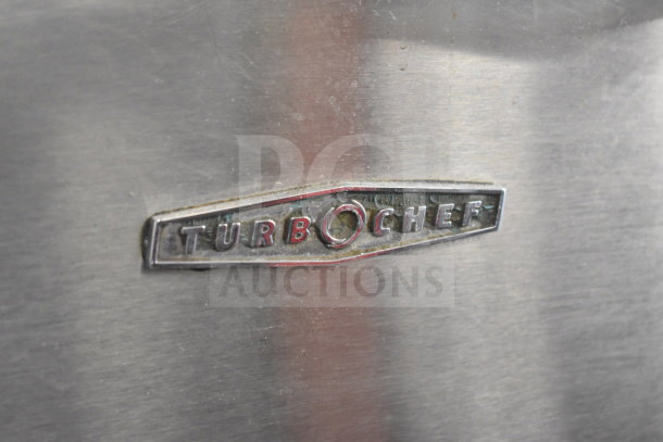 Turbochef NGC commercial electric rapid cook oven, stainless steel, 208/240 volts, 1 phase, with Turbochef logo.