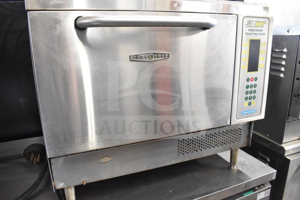 Turbochef NGC commercial rapid cook oven, electric, 208/240V, 1 phase, used, with control panel and visible branding.