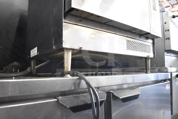 Turbochef NGC Rapid Cook Oven, electric, 208/240V, 1 phase, stainless, commercial use, visible wear, includes power cord.