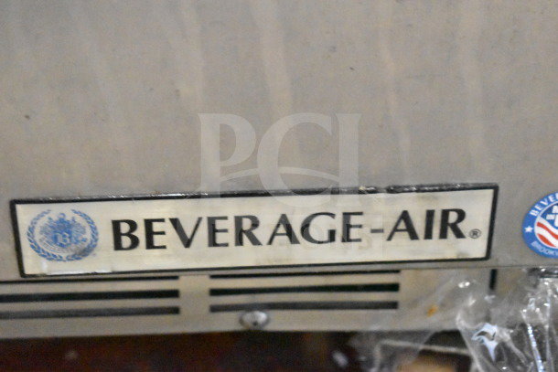 Beverage Air WTRF48A-1-SA-A commercial undercounter freezer with visible brand plate, on durable casters.