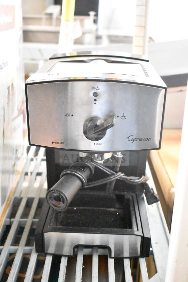 Jura 117 Capresso Single Group Espresso/ Coffee Machine, stainless steel, 120 Volts, 1 Phase, used condition.