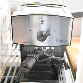 Jura 117 Capresso Single Group Espresso/ Coffee Machine, stainless steel, 120 Volts, 1 Phase, used condition.