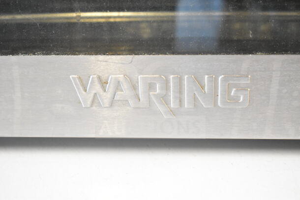 Waring Countertop Toaster Oven Air Fryer, 120V, 1 Phase, silver finish, logo on front panel.