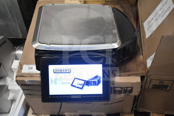 2017 Hobart HTi-LH26 commercial countertop food portioning scale, tested and working, 120/208-240V, 1 phase.