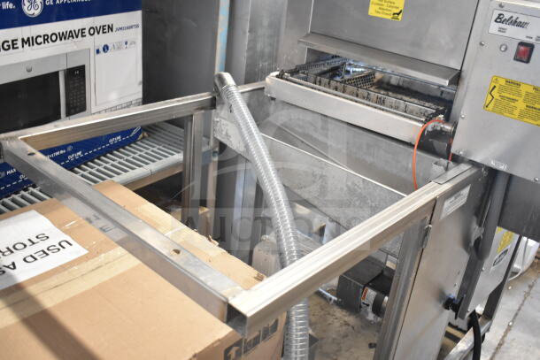 Belshaw TG50 Thermoglazing Station on casters, 208V, 1 phase. Includes visible control panel and vents. Used condition.