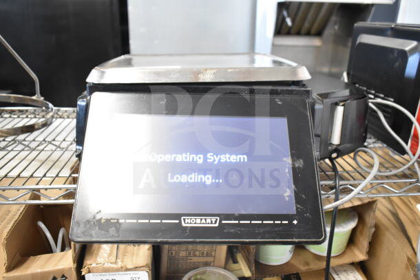 2017 Hobart HTi-7LH26 commercial food portioning scale, tested and working, features digital display, 120/208-240V.