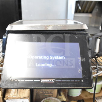 2017 Hobart HTi-7LH26 commercial food portioning scale, tested and working, features digital display, 120/208-240V.