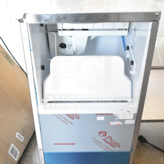 Brand new Hoshizaki AM-50BAJ-DS Top Hat Cuber Icemaker, 115V, 1 Phase, with protective plastic, scratch and dent condition.