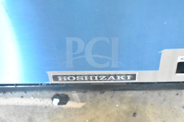 BRAND NEW 2024 Hoshizaki AM-50BAJ-DS Top Hat Cuber Icemaker, 115 Volts, 1 Phase, marked with Hoshizaki logo.