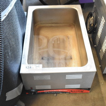 Avantco 177W50CKR food warmer, stainless steel, 115V, good condition, visible control knob and vented design.