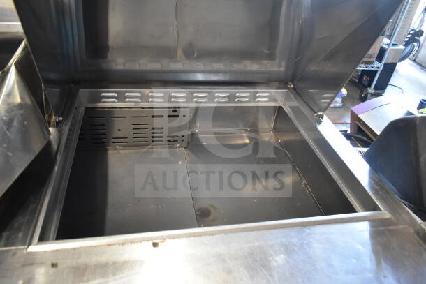 Turbo Air MST-72-30 sandwich salad prep table bain marie, stainless steel interior. 115V, 1 phase, commercial use.