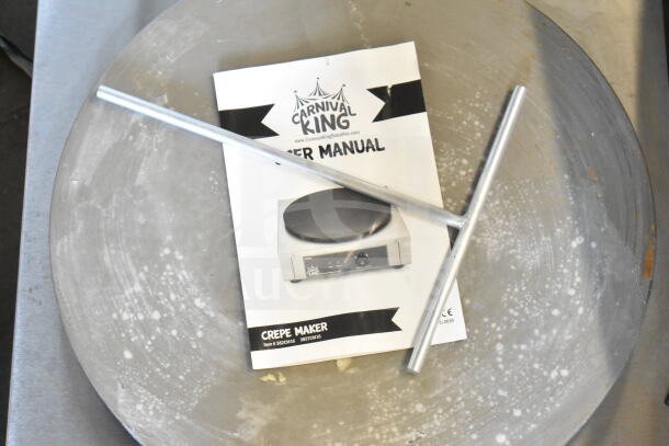 BRAND NEW Carnival King 382CM16A 16" Crepe Maker with manual. 120 Volts, 1 Phase. Scratch and dent condition.