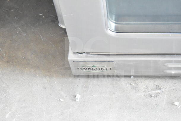 MainStreet 541FEC1C single deck electric convection oven, brand new with slight scratches. 208V, 3/1 phase, visible logo.