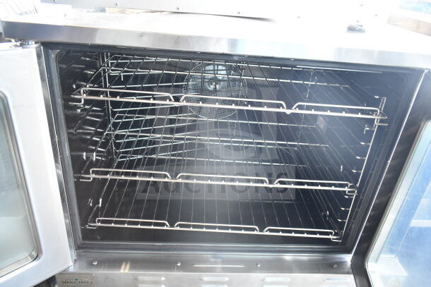 New MainStreet 541FEC1C Convection Oven, single deck, electric, 208V, 3/1 phase, minor scratches, interior racks visible.