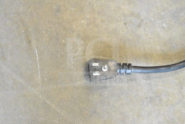 Power cord for 2019 Habco SE18 commercial cooler, 115 volts, 1 phase. Plug shows minor wear.