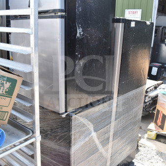 Five various mini coolers including Frigidaire EFRF698-COM, Mainstays DG40BY1A, wrapped for auction. 115 volts, 1 phase.