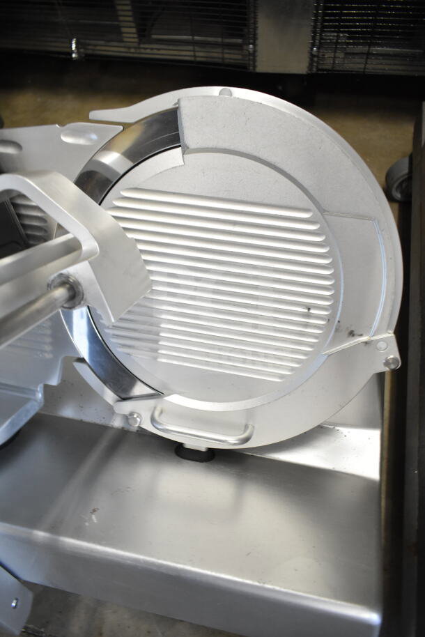 2018 Bizerba GSP HD commercial meat slicer, stainless steel, excellent condition, 120 volts, 1 phase.