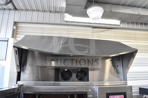 Brand new Blodgett BLCT-101H commercial electric combi convection oven with hood. Model BLCT-101H, 208V, 3 phase.