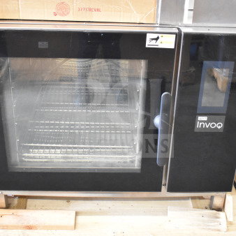 BRAND NEW Blodgett Invoq Combi Convection Oven, slight scratches and dents, includes racks, commercial-grade appliance.