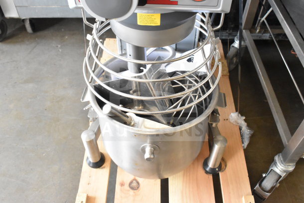 Brand new 2018 Varimixer V20A 20 Quart Dough Mixer with bowl, guard, whisk, paddle, dough hook, 115V, 1 Phase.