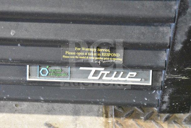2018 True GDM-72F-HC commercial freezer, 3 doors, natural refrigerant, branded label. 115/208-230V, 1 phase.