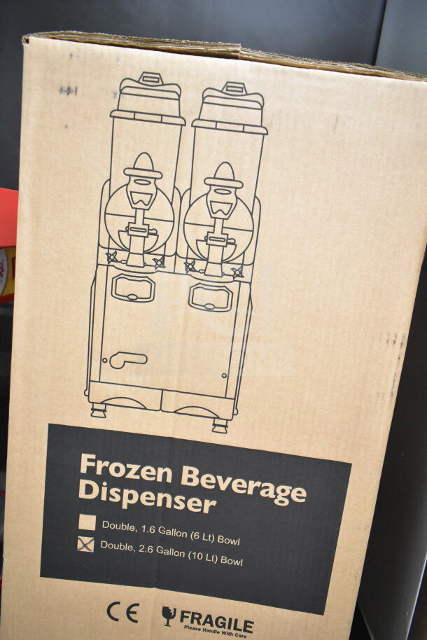 BRAND NEW Carnival King Oasis 2-10 Granita Machine, 2.6-gallon, 120V, scratch and dent condition in original packaging.