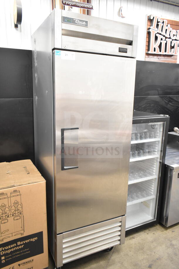 2023 True T-23-HC Commercial Cooler, single door, stainless steel, 115 volts, excellent condition, model T-23-HC.