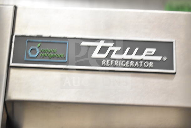 2023 True T-23-HC Commercial Cooler, single door, 115V, features "natural refrigerant" label.