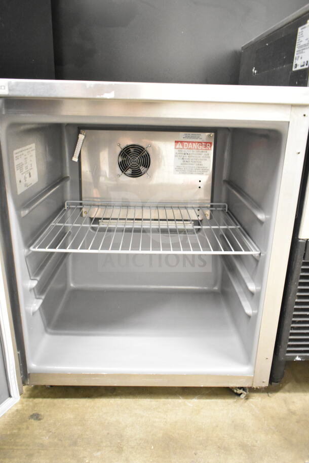 2023 Delfield 406P-STAR2 commercial undercounter cooler, single door, stainless steel interior, 115V, excellent condition.