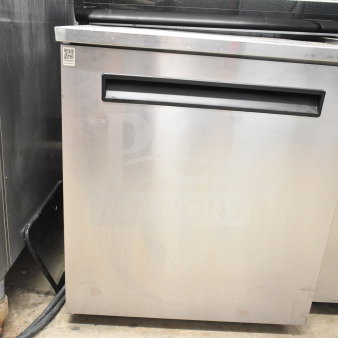 2023 Delfield 406P-STAR2 single door undercounter cooler, stainless steel, 115V, 1 phase, excellent condition.