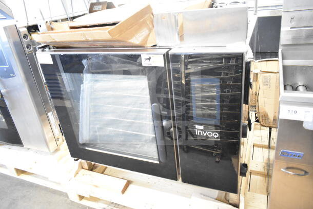 Brand new Blodgett Invoq Commercial Combi Convection Oven, slight scratches and dents visible, factory packaging included.