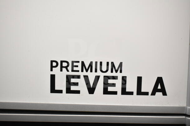 Premium Levella PRF90DX cooler merchandiser, single door, 115V, 1 phase, brand logo visible, ideal for commercial use.