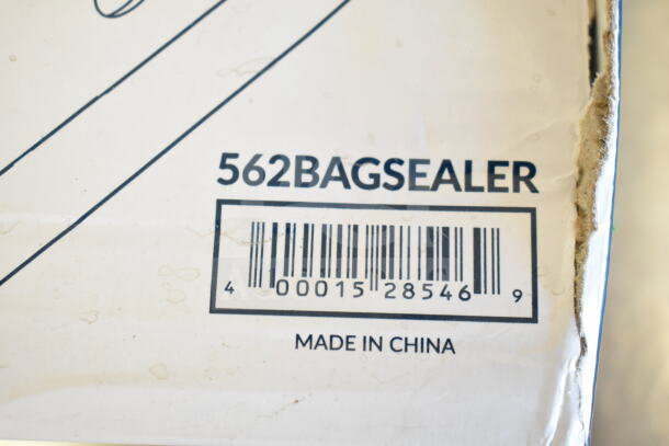 BRAND NEW Lavex 562BAGSEALER Bag Sealing Tape Dispenser, scratch and dent, barcode shown, made in China.