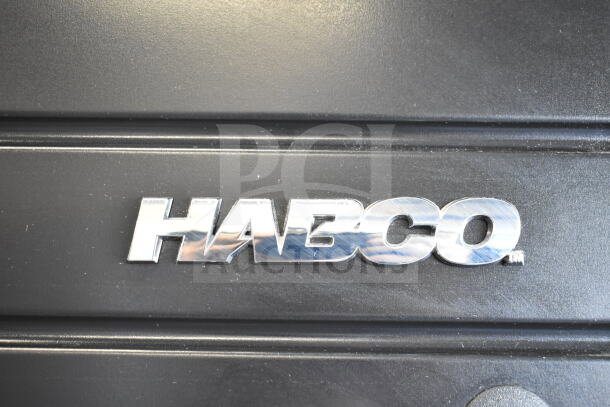 Habco SE18 cooler with metallic logo, commercial use, single door, 115V, 1 phase, 2019 model, excellent condition.