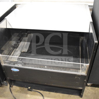 Federal Commercial Horizontal Grab N Go Merchandiser with clear display, black frame, and Federal logo. Signs of use visible.