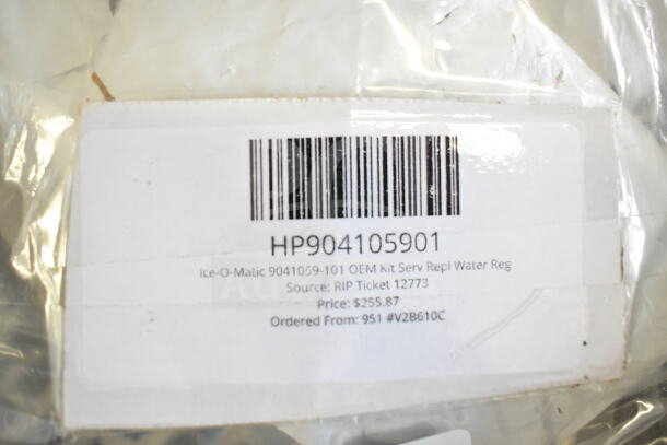 Brand new Ice-O-Matic Kit 9041059-101 Serv Repl Water Reg, barcode HP904105901. Price: $255.87.