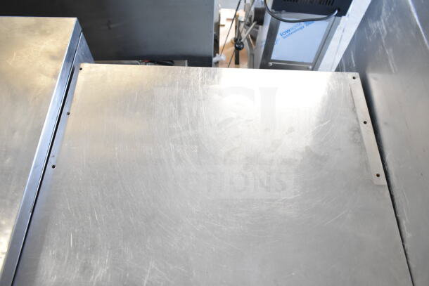 Turbo Air MUF-28 undercounter freezer, stainless steel top, single door, 115V, 1 phase, used condition.