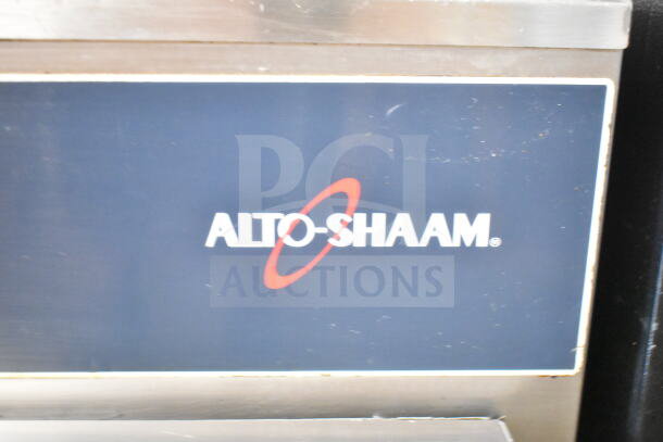 Alto Shaam 750-TH/III Halo Heat oven with branding on stainless steel exterior.
