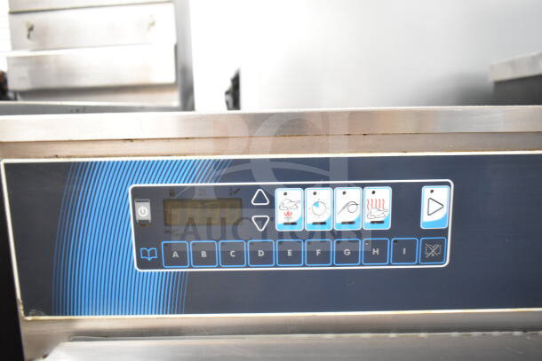 Alto Shaam 750-TH/III control panel with digital display, cooking icons, and function buttons, 120V, 1 Phase.