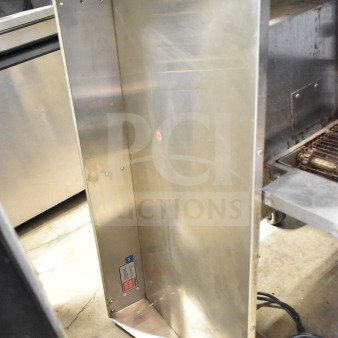 Stainless steel Marshall Wall Mount Shelf in good condition, with visible mounting holes and a manufacturer's label.